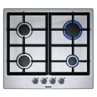 Siemens EC615PB90E Gas Hob, Stainless Steel Siemens EC615PB90E Gas Hob, Stainless Steel